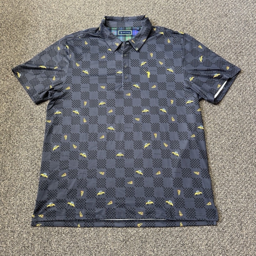 Lot Of 5 William Bill Murray Golf Polo Shirts XL Colorful Cocktail Pizza Beach - Picture 2 of 15